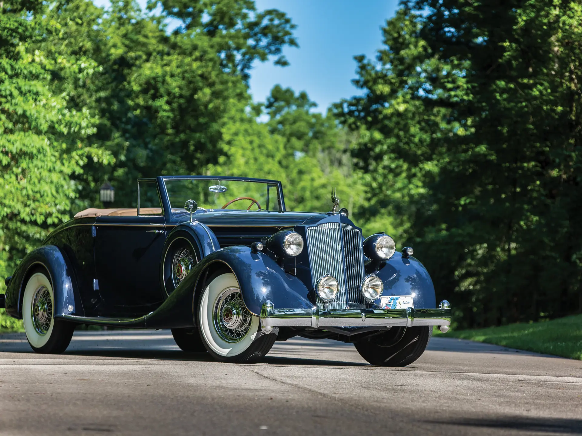 1936 Packard 1407 Twelve Coupe Roadster | Hershey 2015 | RM Sotheby's