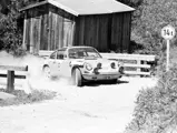 Joginder Singh behind the wheel of the 911 S during the 1969 Internationale Semperit Rally.
