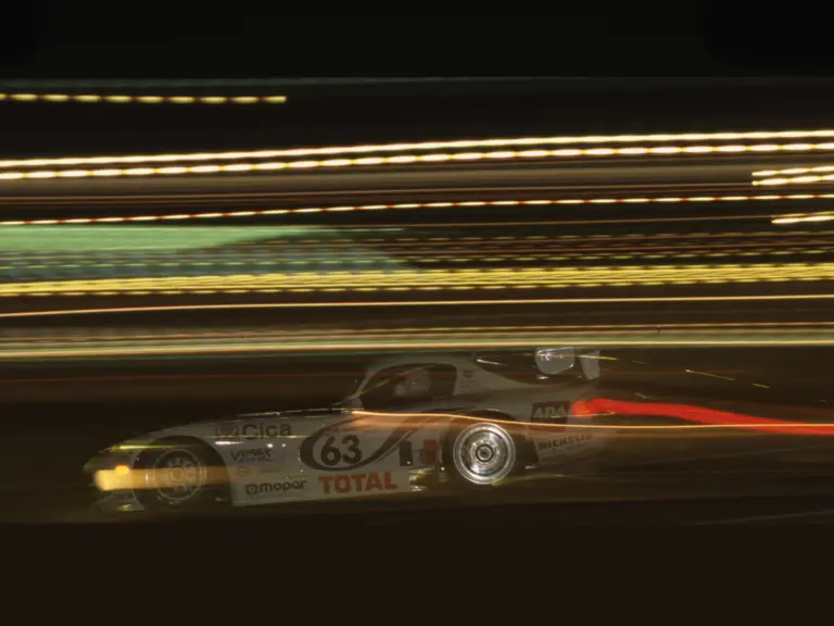 Racing through the night, the Bell, Morton and Yver Viper GTS-R finished 14th overall and 5th in GT2 at the 1997 24 Hours of Le Mans.