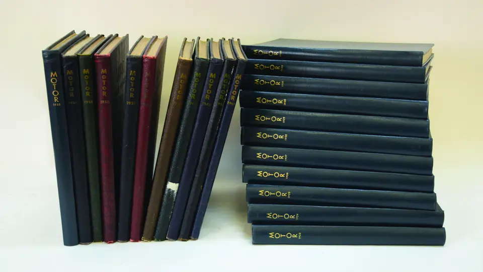 22 hard bound issues of Motor Magazines | Auburn Spring 2017 | RM Sotheby's