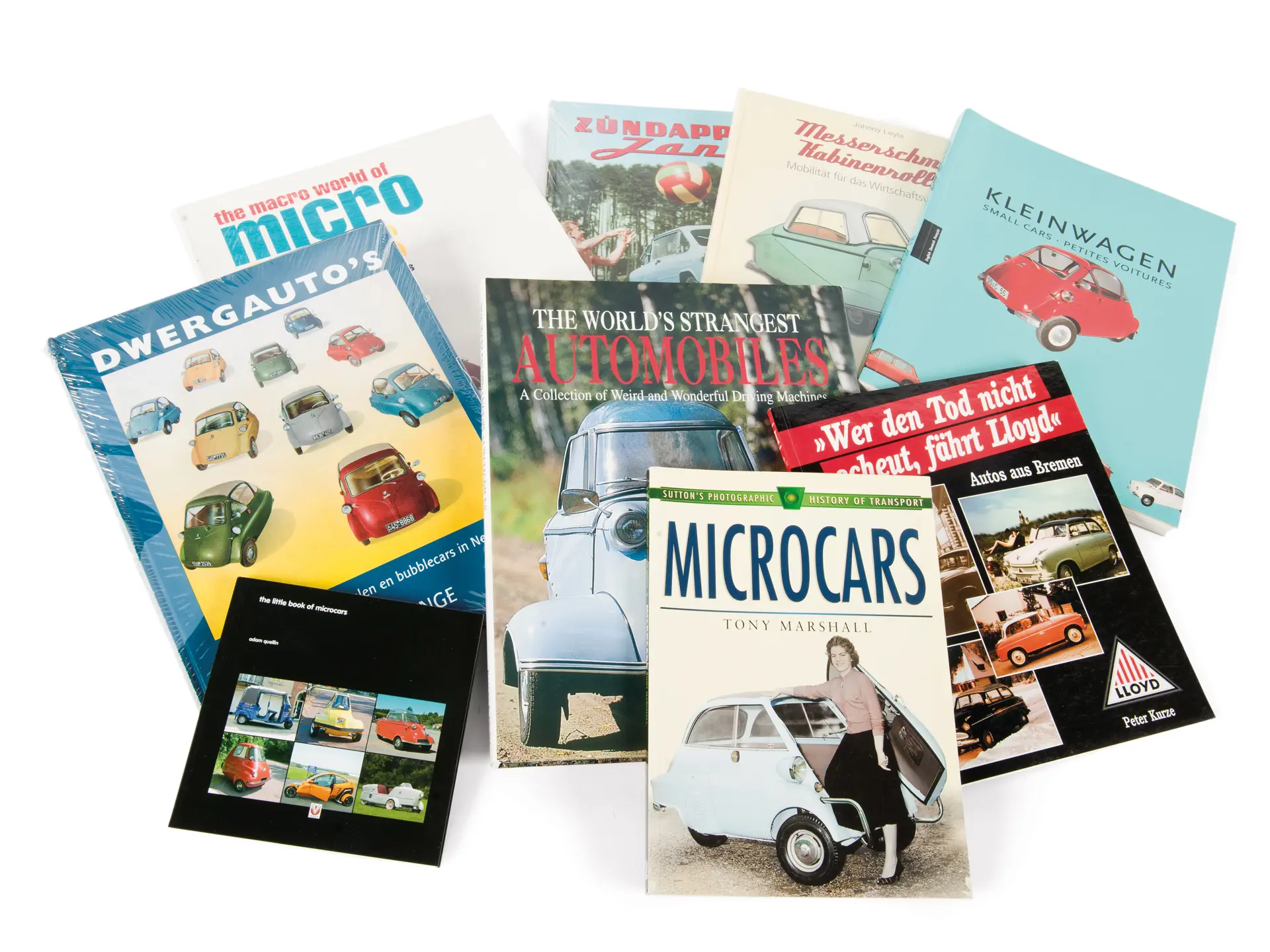 Assortment of Microcar Books The Bruce Weiner Microcar Museum RM