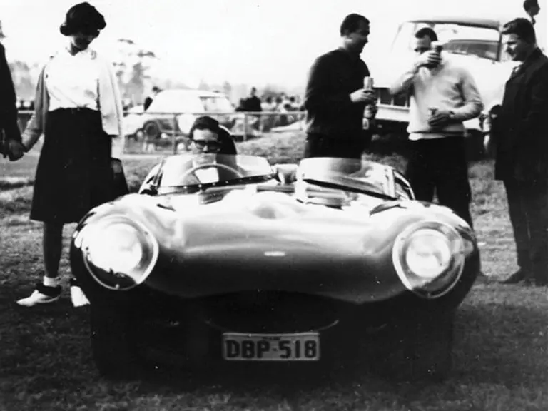 XKD 520 pictured in the 1960’s following its racing career.