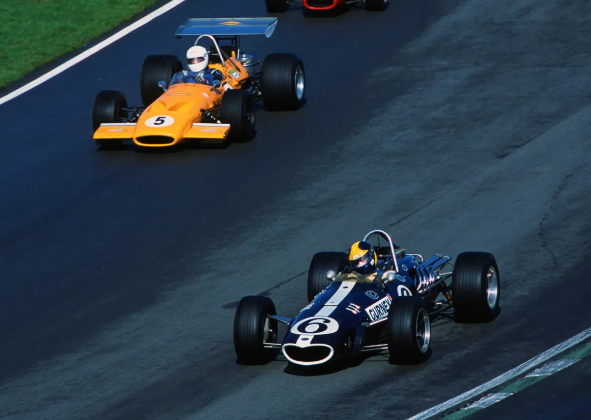 Chassis no. 103 as seen in historic racing in the UK in 2001.