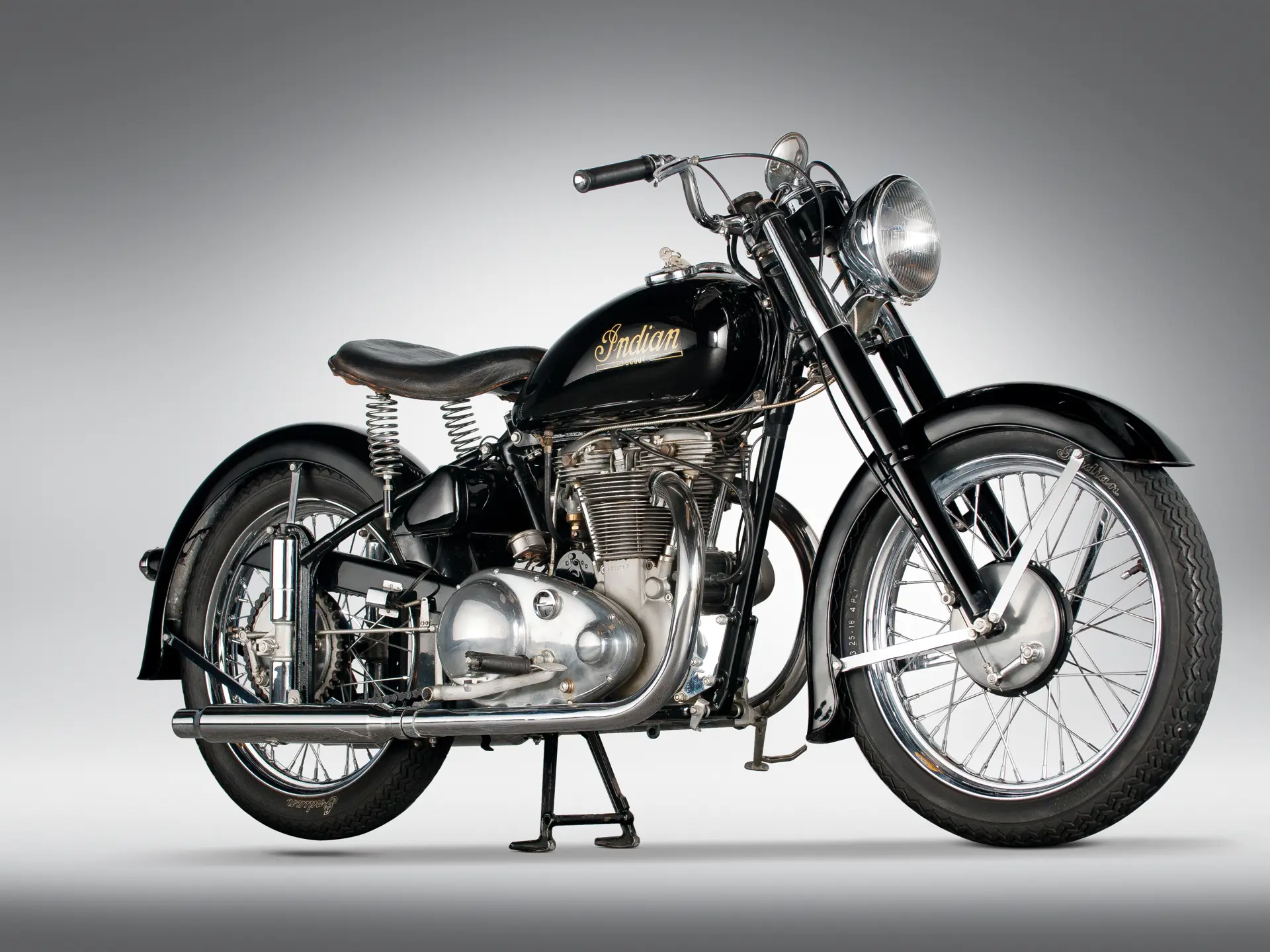1949 Indian Scout Motorcycle The Milhous Collection RM Sotheby s