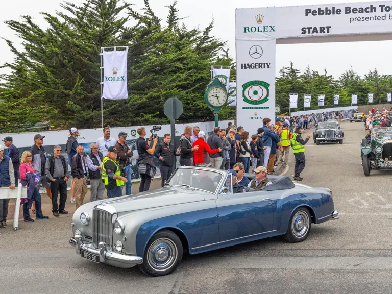 Following the completion of its restoration, the Bentley S1 Continental was flown from the United Kingdom to join the 2023 Pebble Beach Concours d’Elegance.
