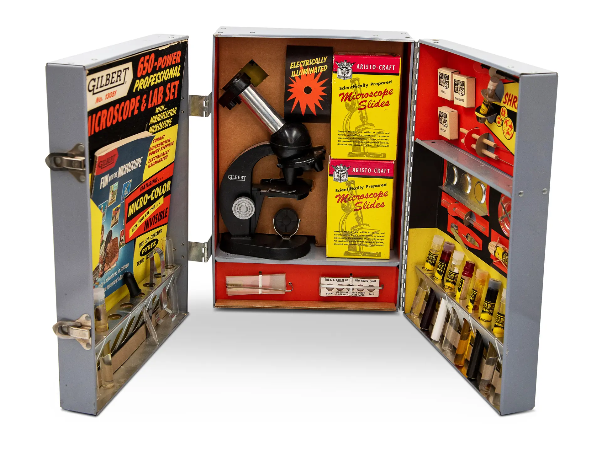 AC Gilbert Microscope and Lab Set, No. 13051 | Handle with Fun | RM ...