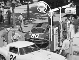 Wolfgang Seidel behind the wheel of 0879 GT at the 1959 Gran Premio della Lotteria di Monza.