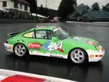 The 911 Cup 3.8 at the Circuit de Spa-Francorchamps in August of 1994.