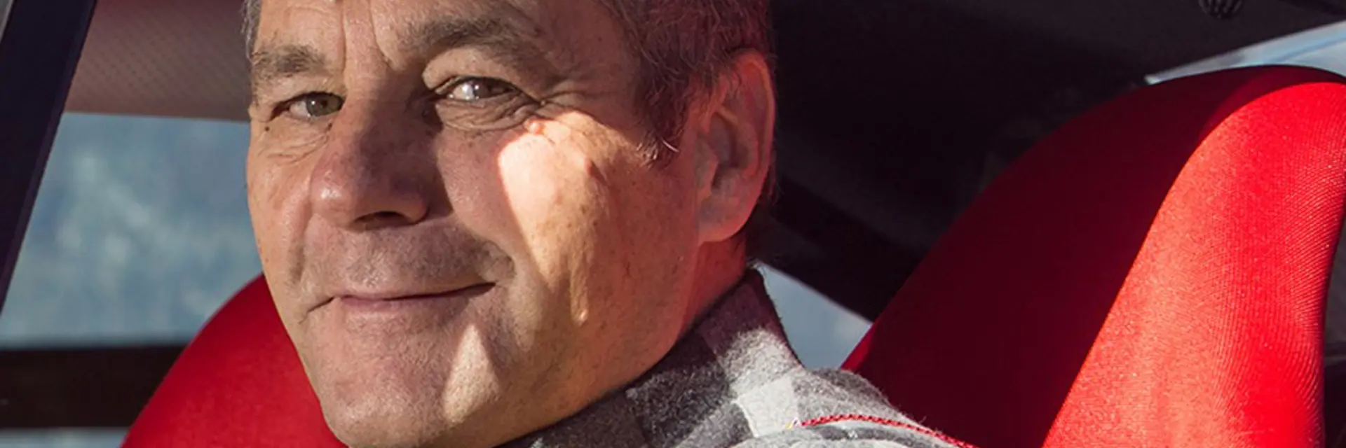 Gerhard Berger in his 1990 Ferrari F40 offered at RM Sothebys London online auction 2020