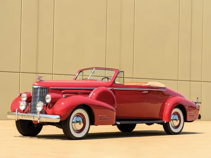 1938 Cadillac V-16 Convertible Coupe by Fleetwood: market value and price history