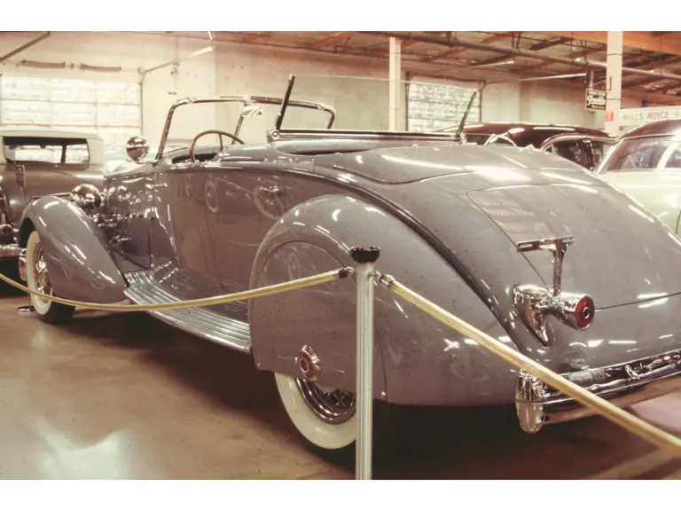 The LeBaron Sport Phaeton, restored, on display at Harrah's Automobile Collection in 1978.
