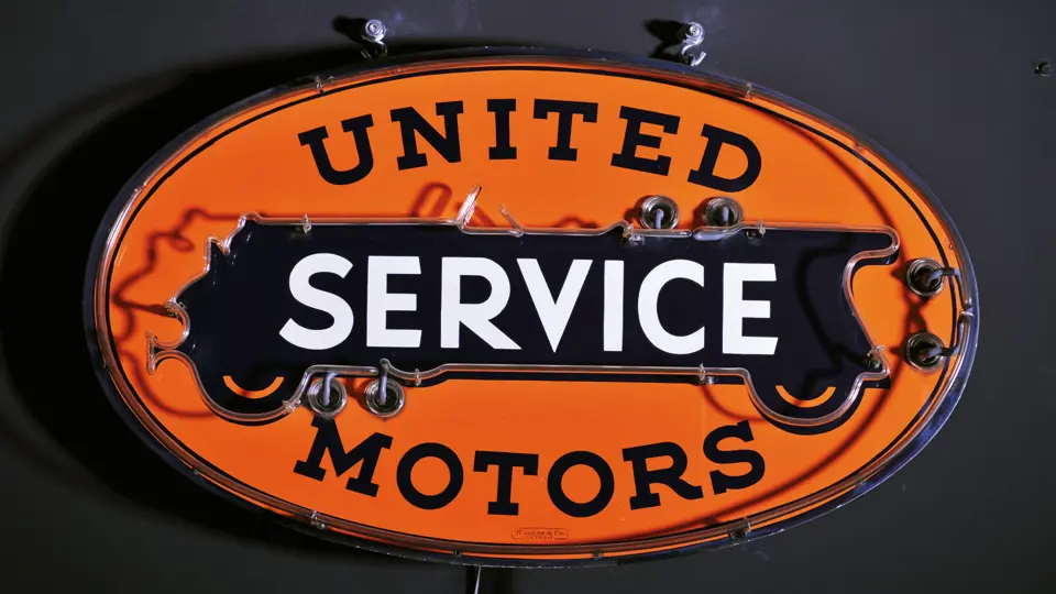 United Motors Service Sign | The Milhous Collection | RM Sotheby's
