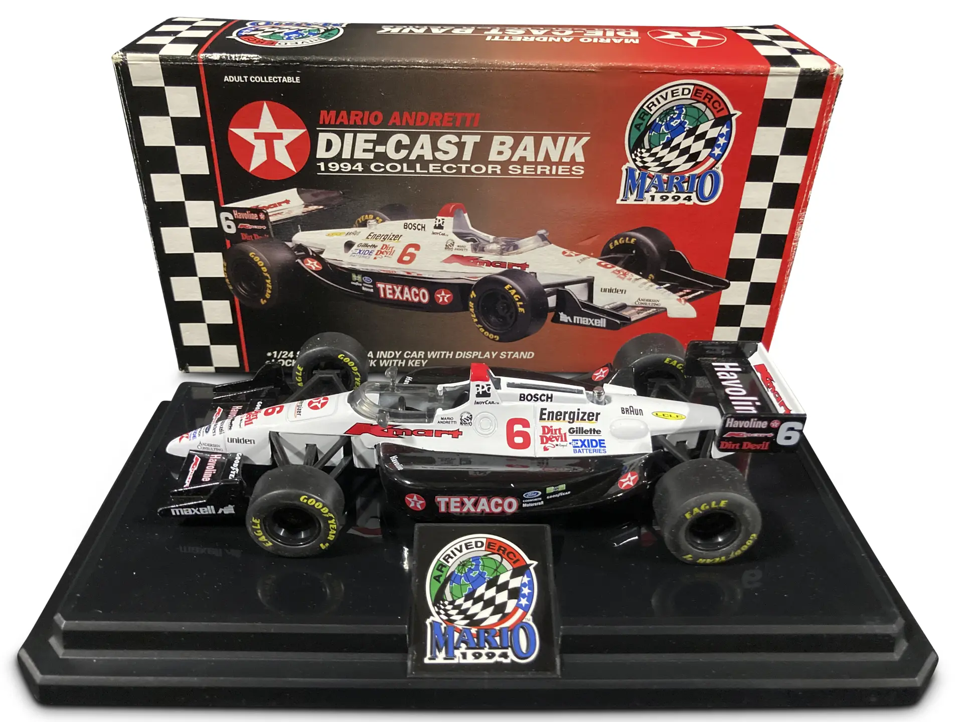 1994 Lola Newman-Haas #6 Mario Andretti Indy Car 1:24 Scale Die 