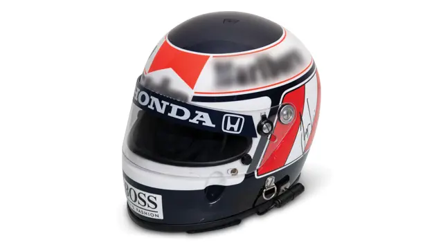 bernhard willhelm 変形パーカー　2004s/s archive Gerhard Berger McLaren Honda Signed Replica Helmet, 1990