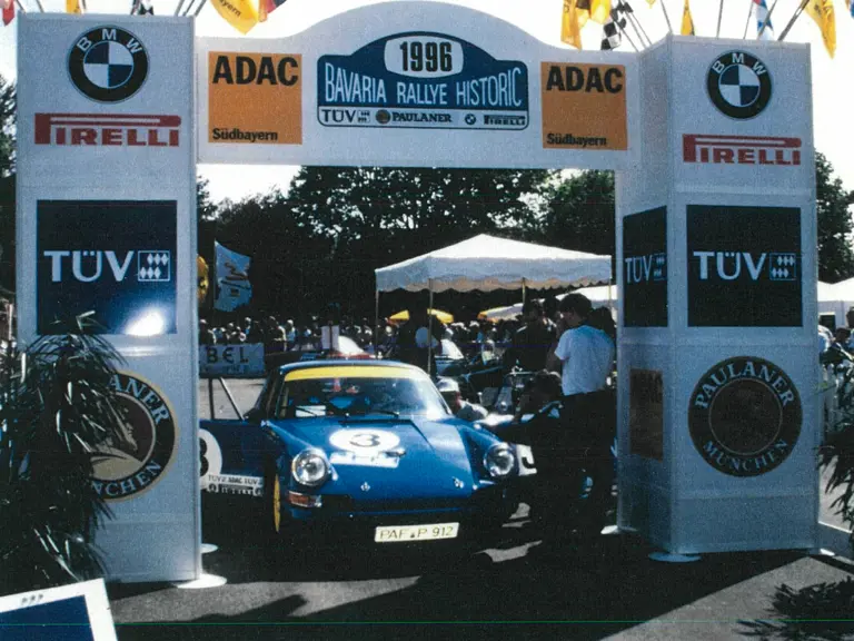 On completion of its restoration, Walter Röhrl drove the Porsche at the 1996 Bavaria Rallye Historic.