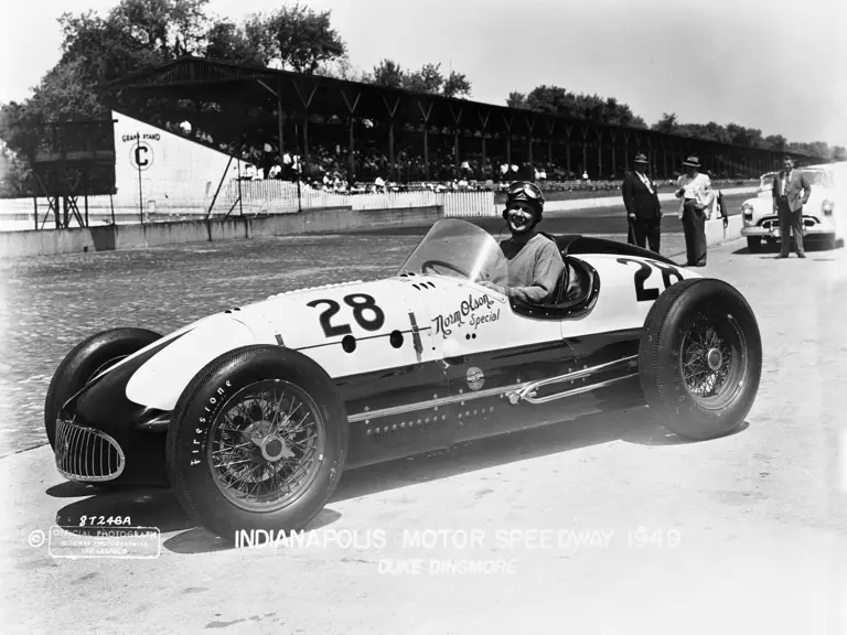 The Norm Olson Special at the 1949 Indianapolis 500 with Duke Dinsmore behind the wheel.
