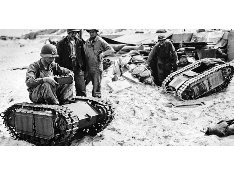Leichte Ladungsträger Tracked Mine 'Beetle Tank,' 1944 | Auburn Fall ...