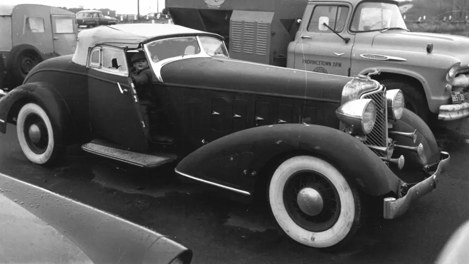As acquired by second owner Angelo Ippolito, outside the Provincetown Auto Body Shop in December 1965.