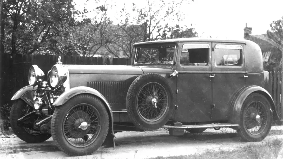 The Lagonda is pictured in period (date unknown). The Lagonda is pictured in period (date unknown).