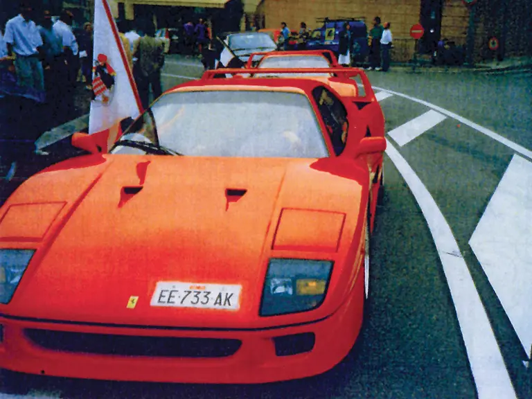 Stefano Casiraghi with chassis 80161 in Monaco.