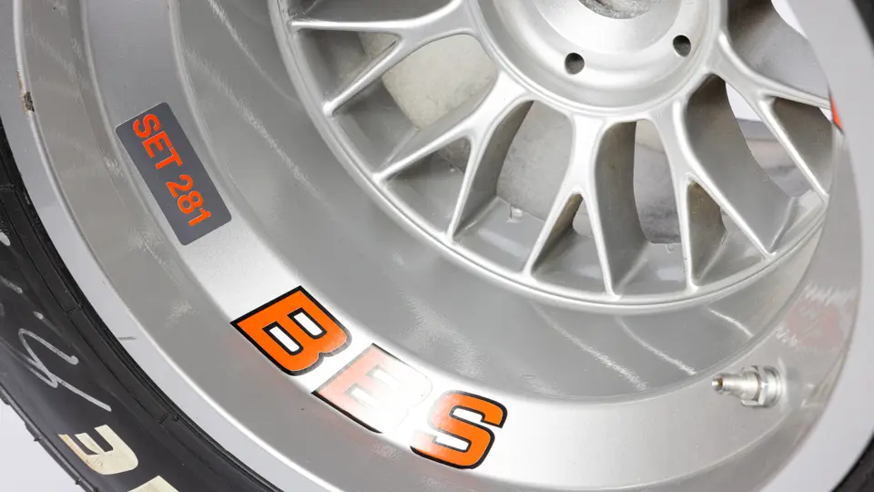 BBS Wheel and Bridgestone Potenza Wet Weather Signed Tyre | The