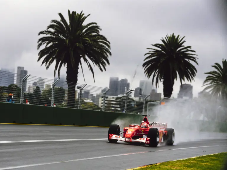 Michael Schumacher, Ferrari F2001 during the Australian GP at Melbourne Grand Prix Circuit on March 03, 2002 in Melbourne Grand Prix Circuit, Australia.
