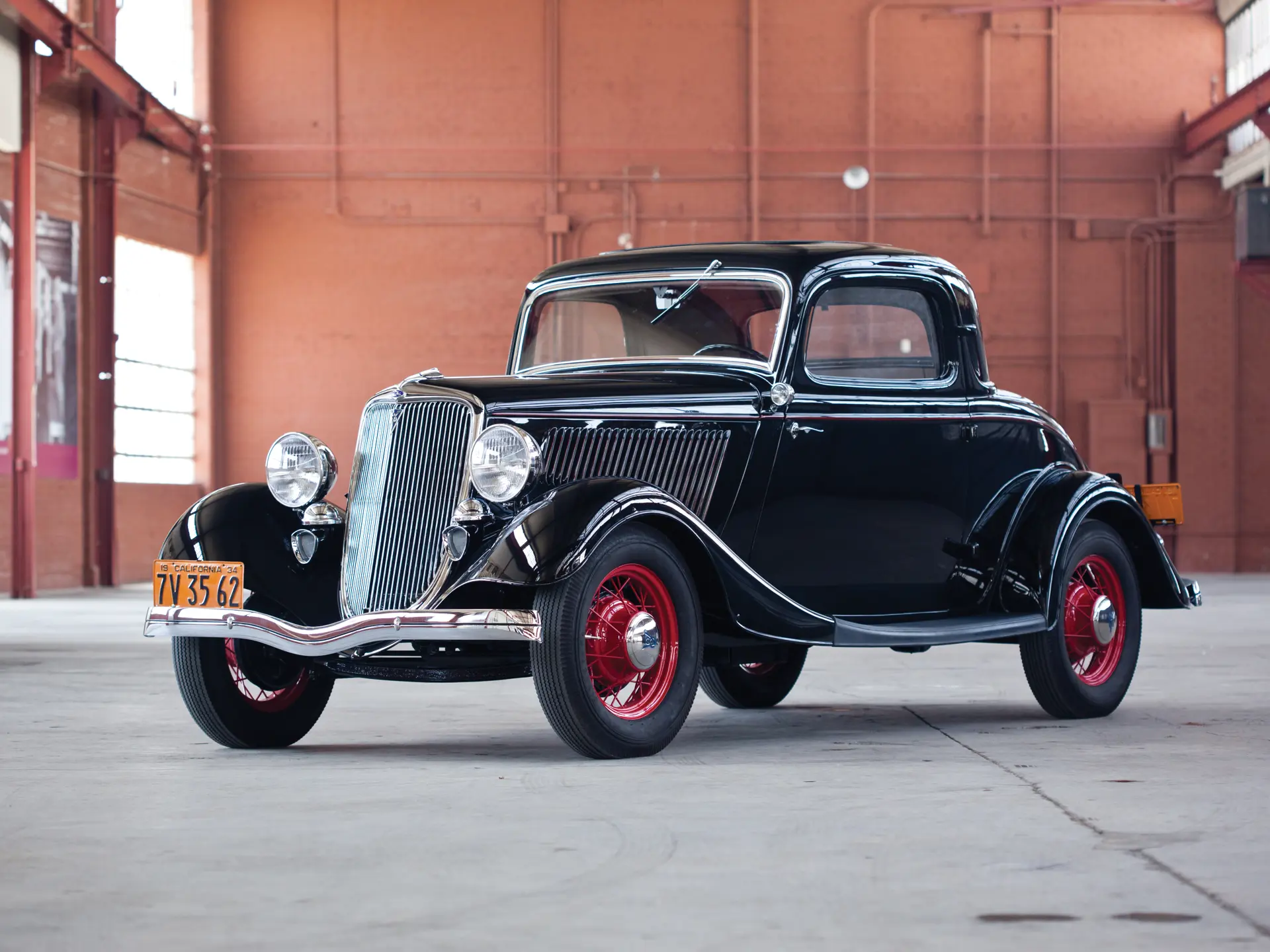 1934 Ford V-8 DeLuxe Three-Window Coupe | Monterey 2012 | RM Sotheby's