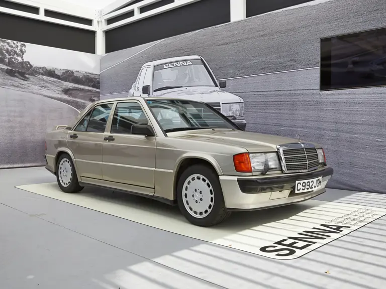 The 190 E 2.3-16 was shown on display by Mercedes-Benz at the 2016 Australian Grand Prix.