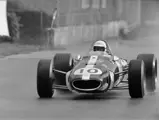 Ludovico Scarfiotti races chassis no. 103 at the 1967 Italian Grand Prix at Monza.
