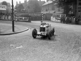 The MG rounds a corner on the Mannin Beg course in 1934. CJP Dodson eventually finished 2nd overall.