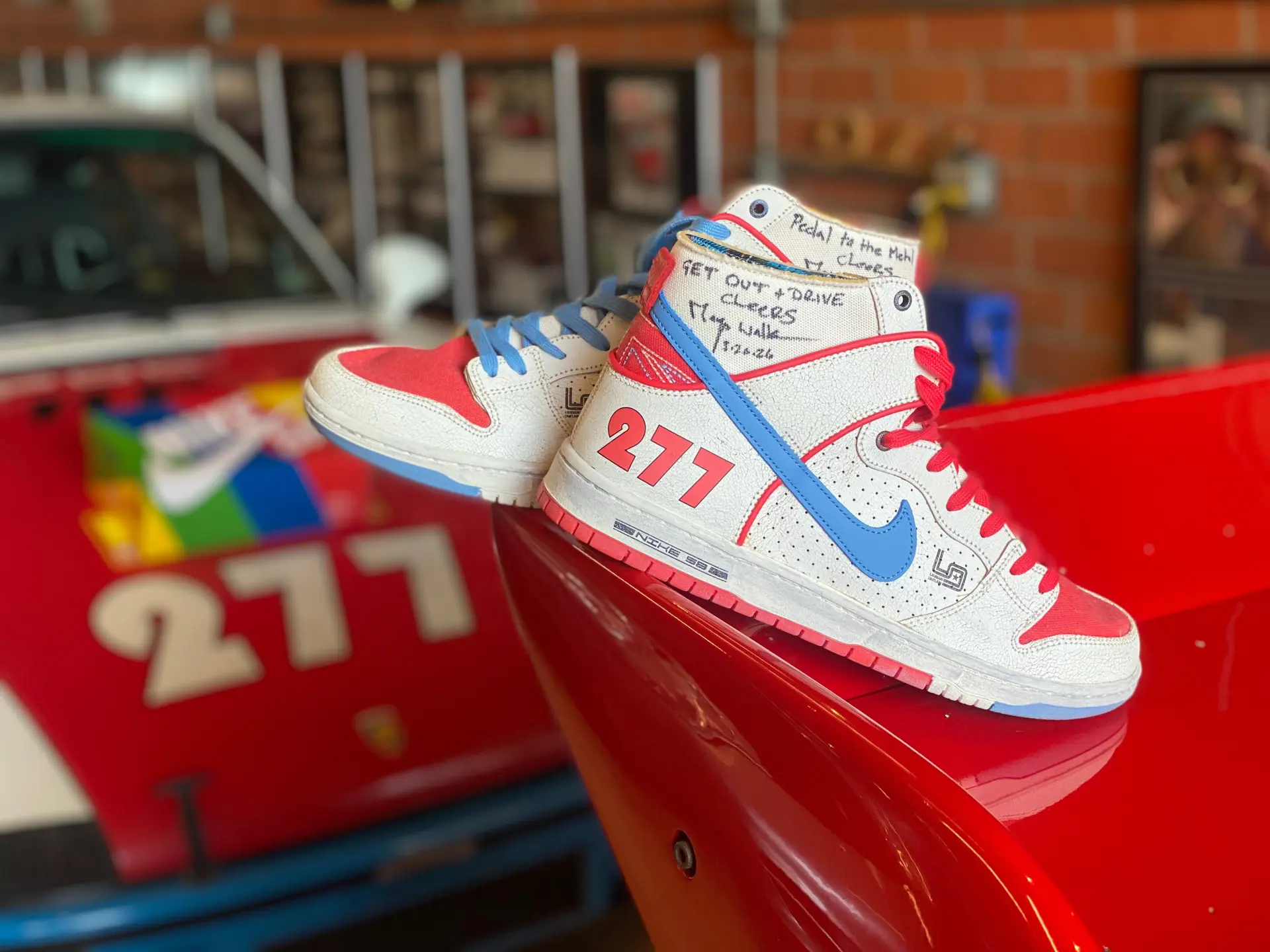 Magnus Walker Nike ‘277’ SB Dunk Sneakers, Dead Stock and Signed ...