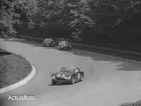 Monza Coppa Intereuropa: Camillo Luglio at the 1957 XI Coppa Inter-Europa at Monza, where 0665 GT finished 1st in class.