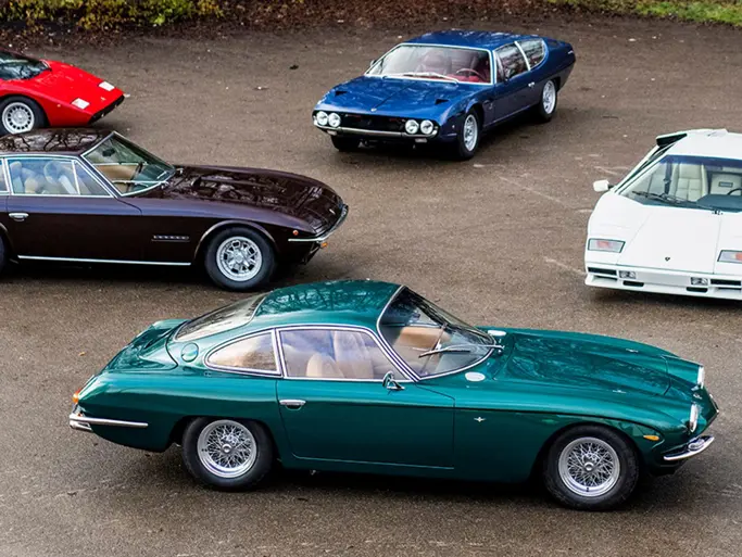 Lamborghinis offered at RM Sothebys Paris live auction 2021