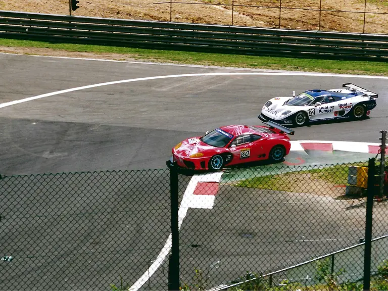 360 N-GT 011 as seen testing at Spa Francorchamps in 2003. 