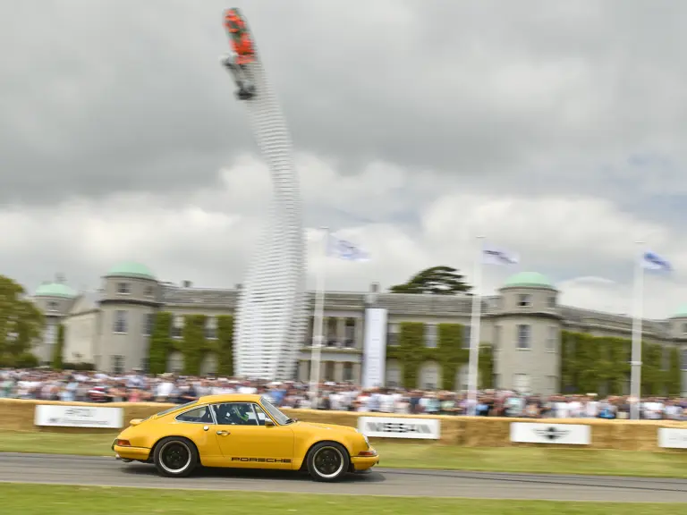 The Porsche Reimagined by Singer 'U.K. 1' at the 2015 Goodwood Festival of Speed.