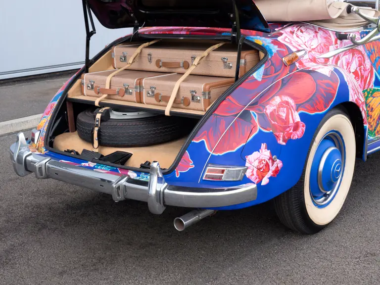 1952 Mercedes-Benz 220 Cabriolet painted by Hiro Yamagata