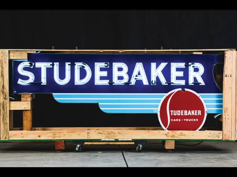 Studebaker Racing Sign Studebaker Cars and Trucks Neon Sign | Auburn Spring 2019 | RM Sotheby's