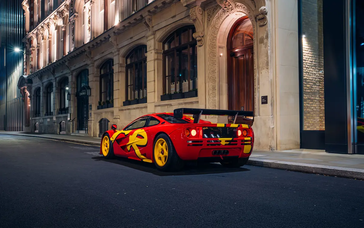 1996 McLaren F1 GTR Rear Side View of the Car