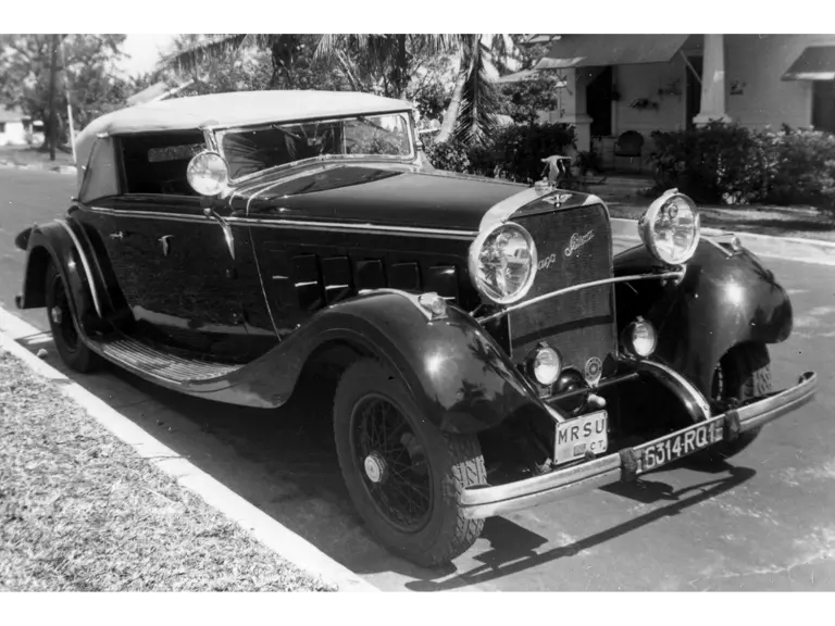 The stunning Cabriolet Le Dandy, believed to be in Florida in the 1950s or early ‘60s.