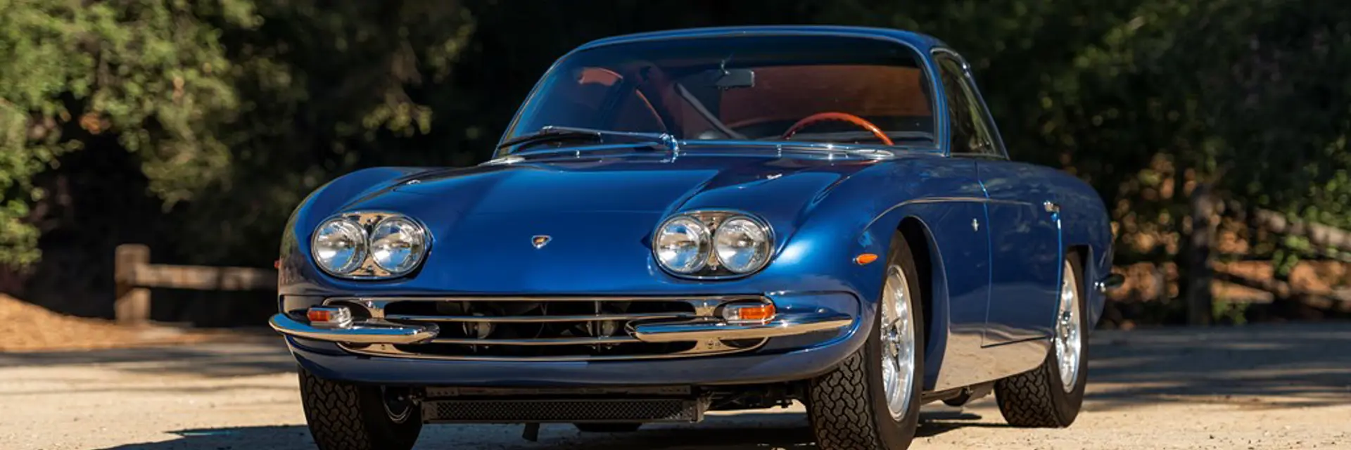 1967 Lamborghini 400 GT 22 by Touring offered at RM Sothebys Arizona live Auction 2022