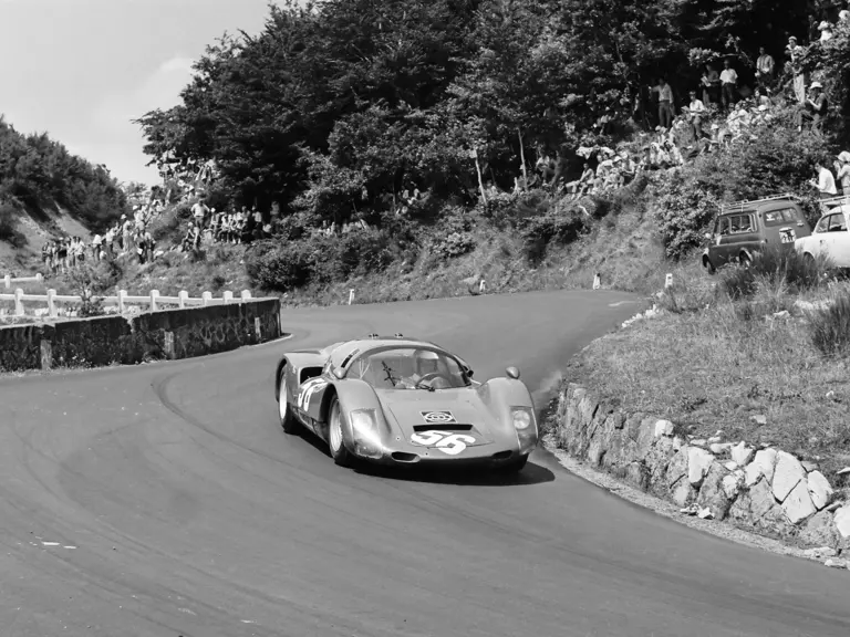 1968 Mugello 09: 906-115 at the Gran Primio de Mugello in July of 1968.