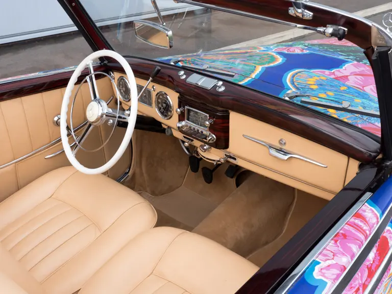 1952 Mercedes-Benz 220 Cabriolet painted by Hiro Yamagata