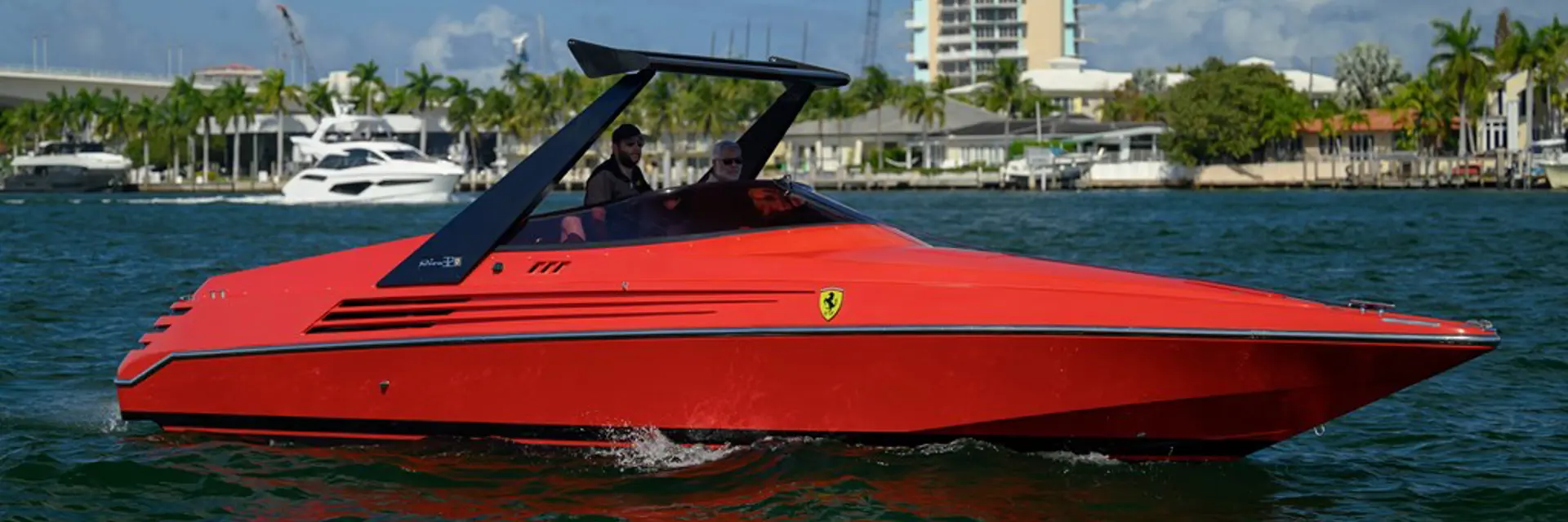 1990 Riva Ferrari 32 offered at RM Sothebys Fort Lauderdale 2022 live auction