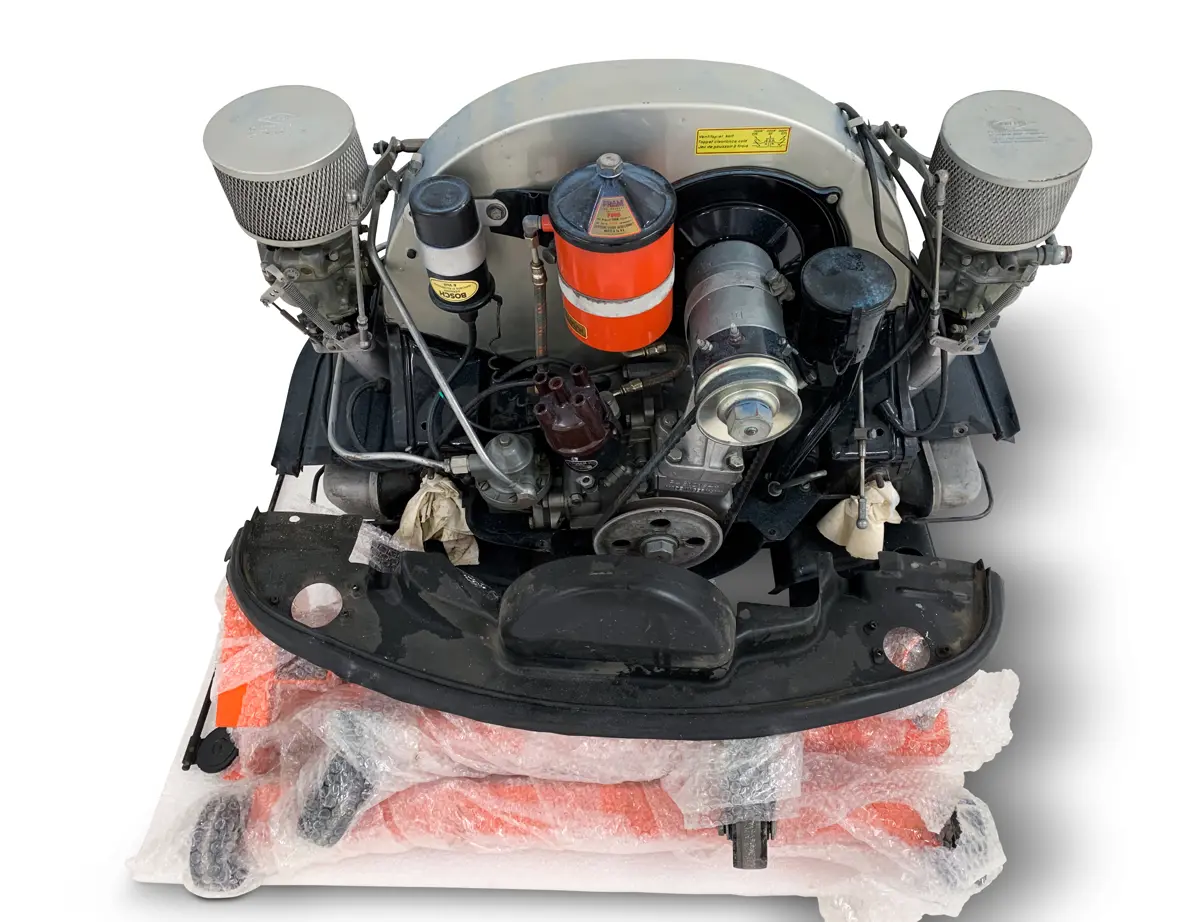 a complete Porsche 356 SC engine, built and clean