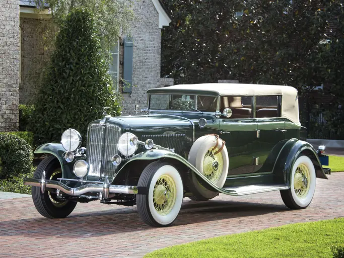 1932 Auburn 8-100A Custom Phaeton Sedan: market value and price history