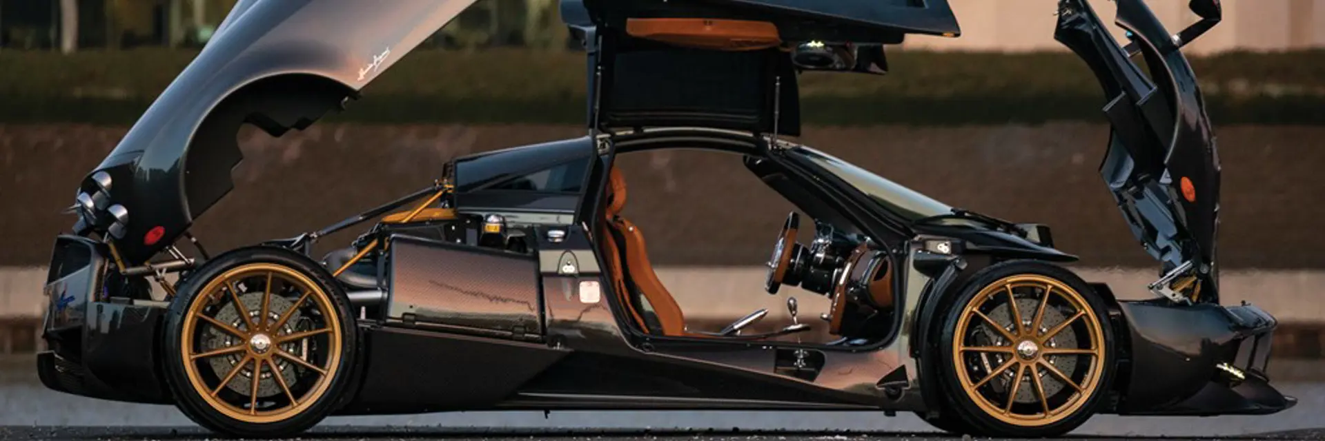 2014 Pagani Huayra Tempesta Scozia offered at RM Sothebys Monterey live auction 2019