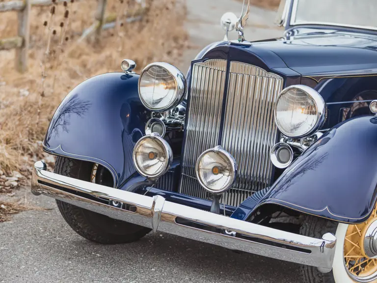 1934 Packard Super Eight Coupe Roadster | Photo: Ted Pieper - @vconceptsllc