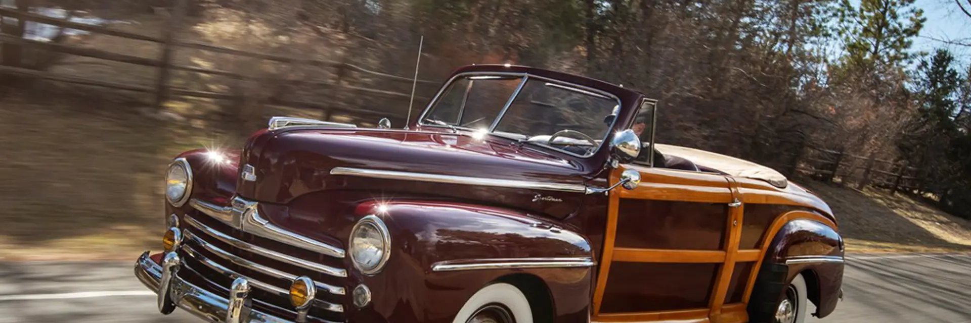 1947 Ford Super DeLuxe Sportsman Convertible available at RM Sothebys Amelia Island Live Auction 2021