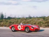 Chassis no. 0798 at speed during the 1963 Bahamas Speed Weeks.