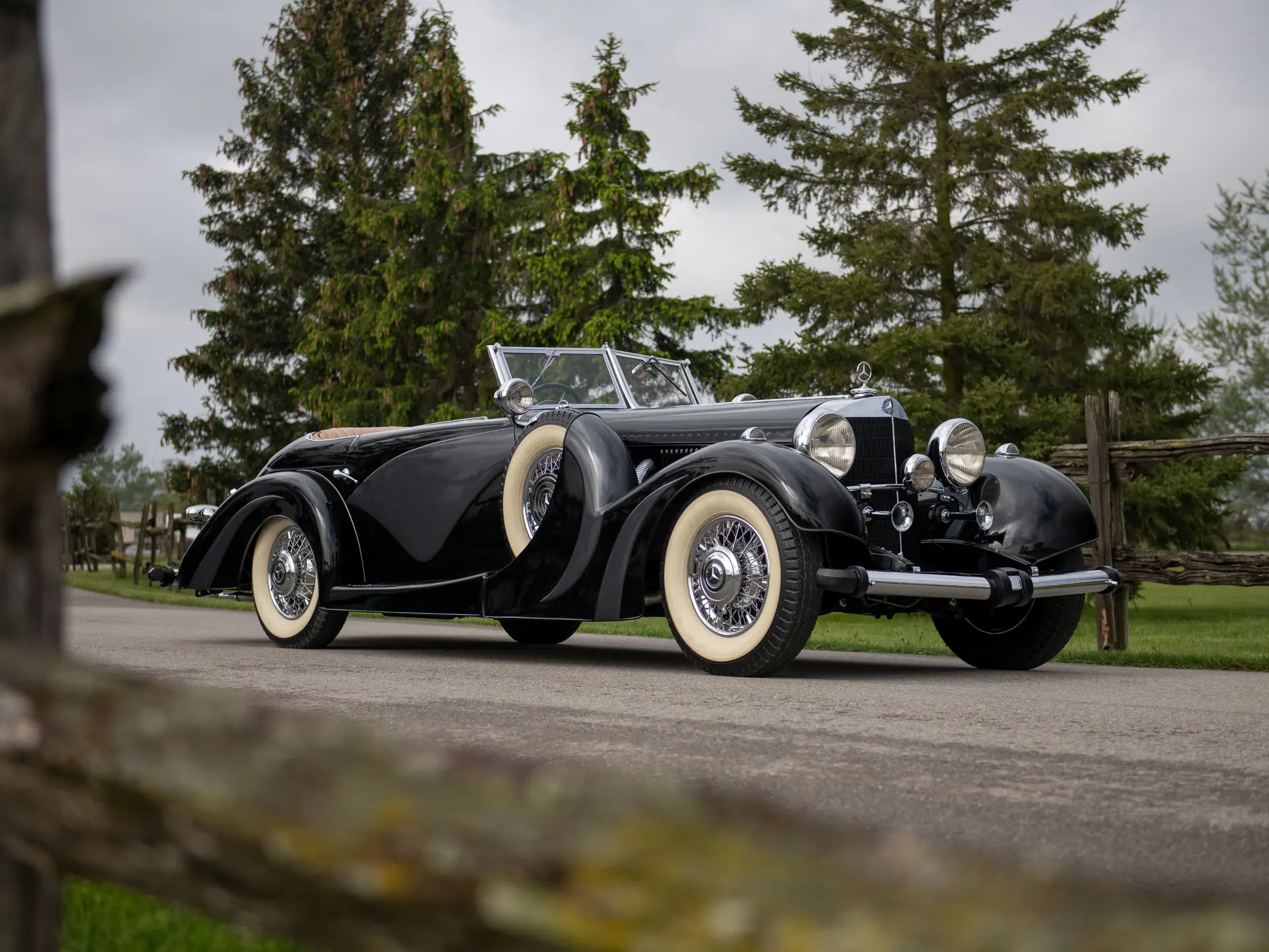 自動車 1935 Mercedes-Benz 770K Special Roadster Retro Franklin Mint Mercedes-Benz 770K 1935 1/24 Scale